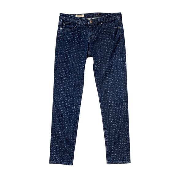 Adriano Goldschmied AG Jeans Womens 27 Stevie Ankle SLIM Straight Low Rise Pants - Picture 1 of 9